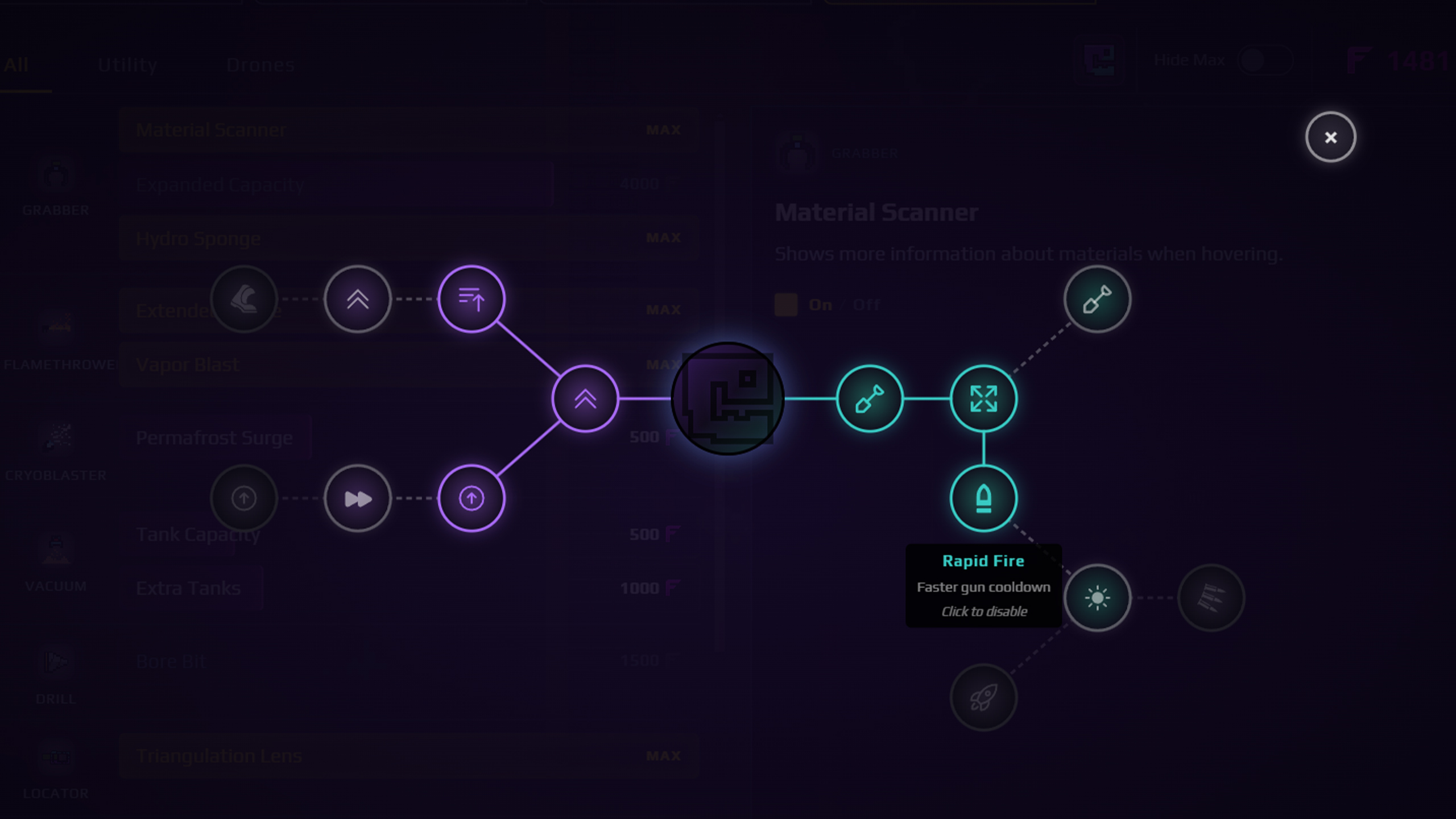 Augments screen